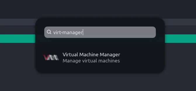 Abrir virt-manager
